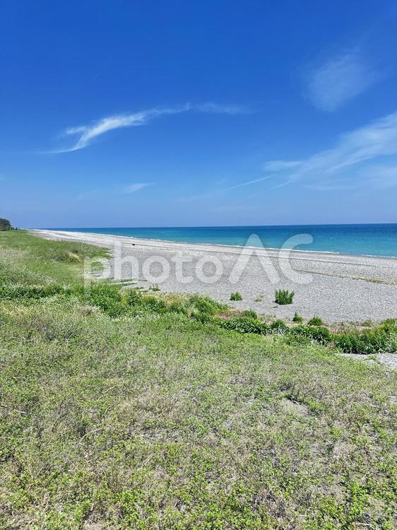 新宮市　王子ヶ浜　大浜海岸 新宮市,王子ヶ浜,大浜の海岸の写真素材