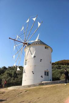 風車@小豆島 風車@小豆島 旅,風,インスタの写真素材