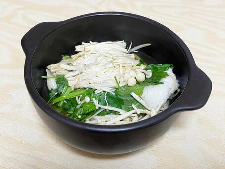 鱈（タラ）の鍋物 白身,魚,鱈の写真素材