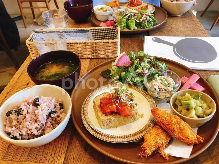 埼玉、レストランの和食カフェプレート 埼玉,定食,カフェプレートの写真素材