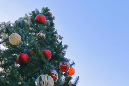 クリスマス素材 クリスマス素材 クリスマスツリー,冬,クリスマスの写真素材
