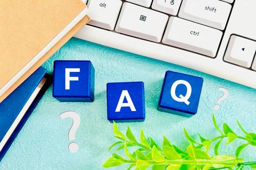 オンラインとFAQ オンラインとFAQ faq,q&a,はてなの写真素材