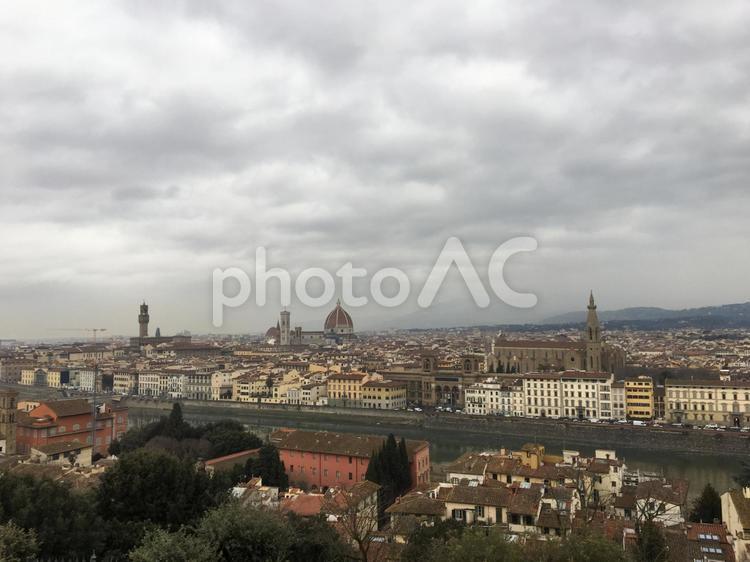 イタリアの風景 イタリアの風景,曇り,ローマの写真素材