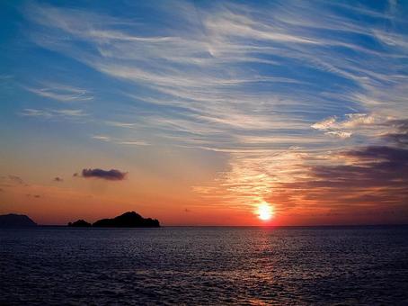 サンセット サンセット 夕焼け,夕日,sunsetの写真素材