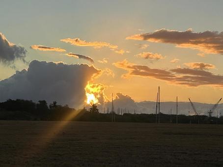 ハワイ ハワイ ハワイ,コオリナ,空の写真素材