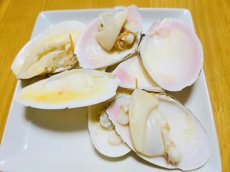 白貝の酒蒸し 白貝の酒蒸し 貝,白貝,酒蒸しの写真素材