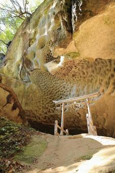 山寺のさらに奥の垂水遺跡 自然,観光地,観光の写真素材