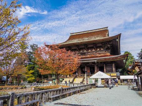 【奈良県】吉野町・金峯山寺 金峯山寺,吉野町,寺社仏閣の写真素材