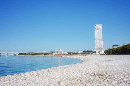 Photo, beach, building, sunny, 