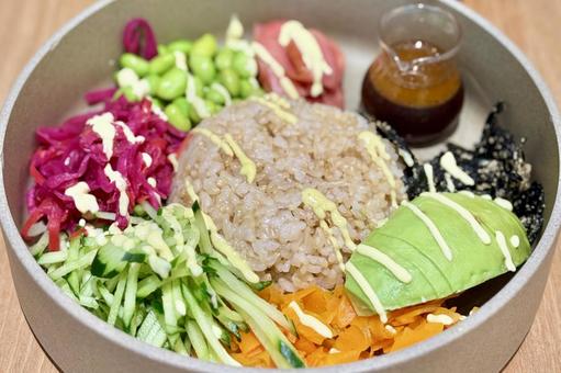 ビーガンなランチの写真