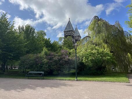 ルンド ルンド,スウェーデン,北欧の写真素材