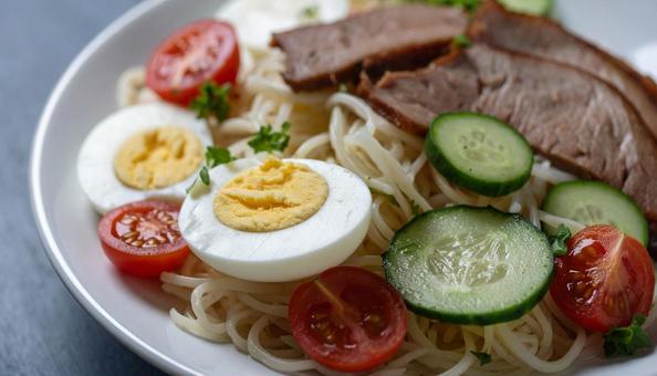 冷やし中華の写真