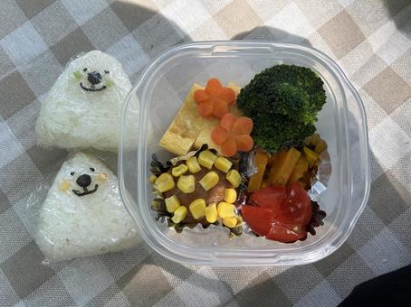 子供弁当 お弁当,子供弁当,手作りの写真素材
