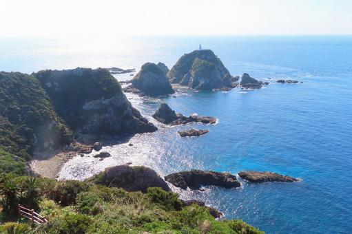 【鹿児島県】本土最南端 佐多岬 【鹿児島県】本土最南端 佐多岬 本土最南端,佐多岬,南大隅町の写真素材