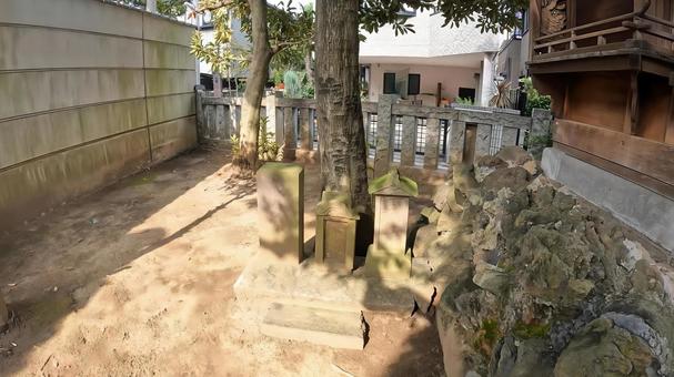 東京都足立区綾瀬４丁目　綾瀬稲荷神社 東京,足立区綾瀬,綾瀬稲荷神社の写真素材