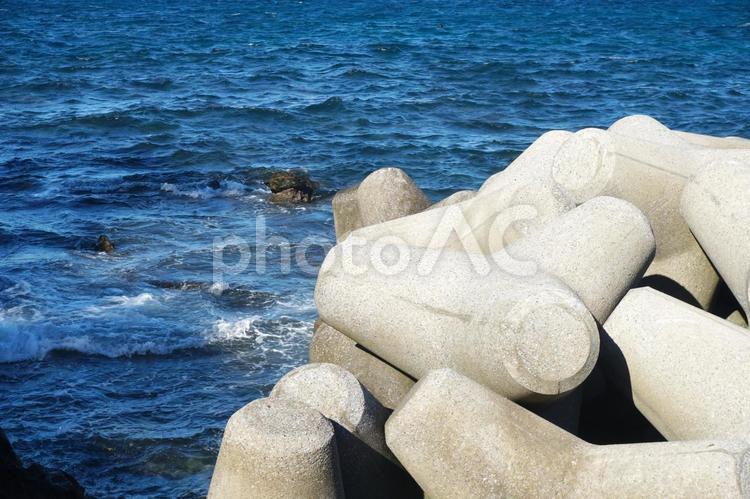神奈川県城ヶ島から見た風景 神奈川県,城ヶ島,海の写真素材