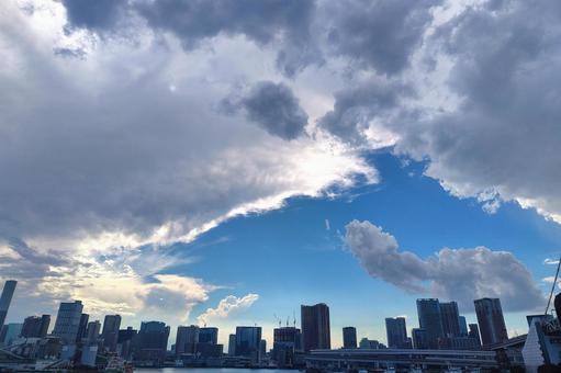 船からの眺め2 船からの眺め2 空,旅,船の写真素材