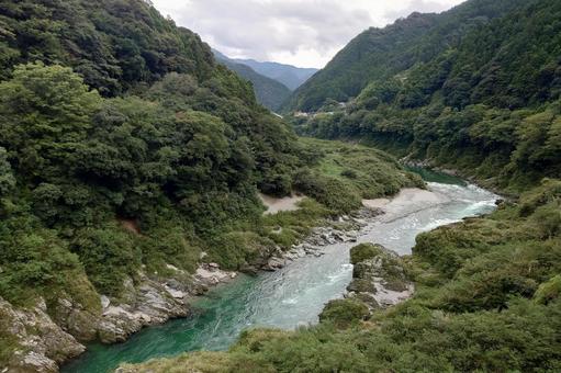 徳島県-大歩危-吉野川 徳島県-大歩危-吉野川 大歩危,吉野川,天然記念物の写真素材