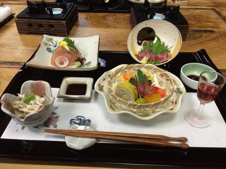 旅館のご飯 旅館のご飯 旅館,ご飯,海鮮の写真素材