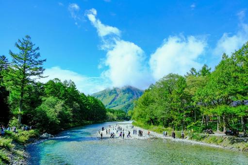2025初秋の上高地3 2025初秋の上高地3 上高地,自然,山の写真素材
