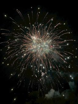 打ち上げ花火 打ち上げ花火の写真