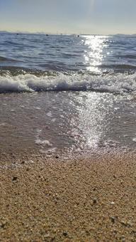 海辺 海,波,波打ち際の写真素材