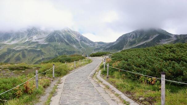 山の遊歩道 ハイキング,登山,トレッキングの写真素材