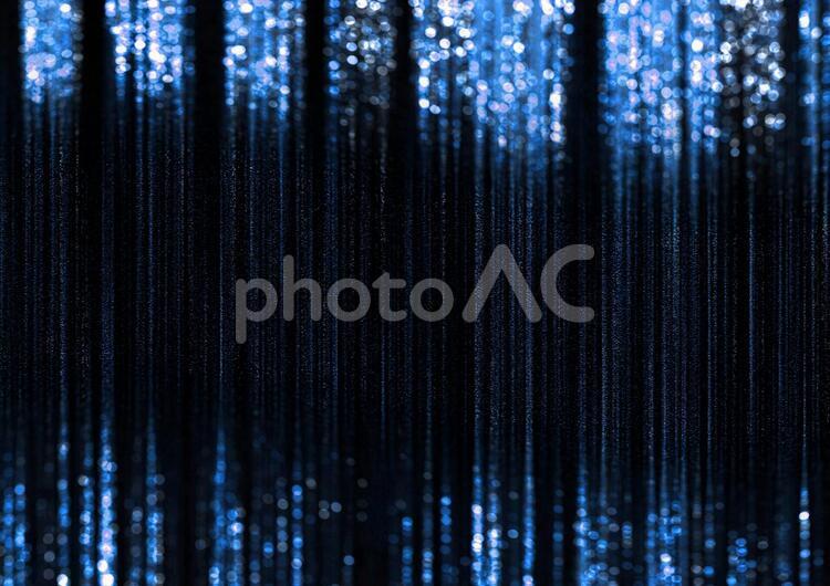 ボケとラメ風の線　背景素材（青） ボケ,ラメ,線の写真素材