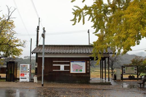 北条鉄道、網引駅 北条鉄道,網引駅,駅の写真素材