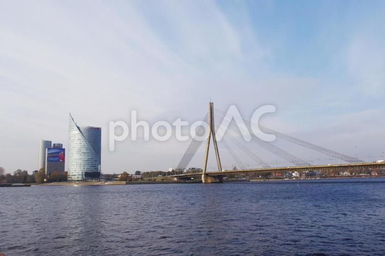リガ旧市街からの眺め1 baltic,countries,latviaの写真素材