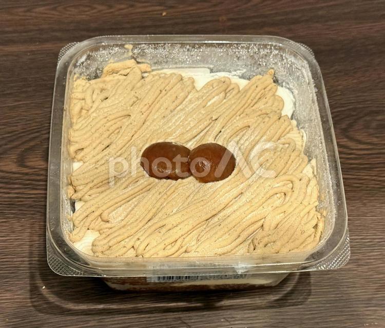 業務用サイズのモンブラン モンブラン,栗,マロンの写真素材