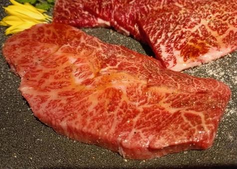 牛肉・ミスジの接写 牛肉,食べ物,肉の写真素材