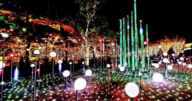 TOKYOミッドタウンのイルミネーション イルミネーション,クリスマス,ライティングの写真素材