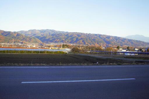箕輪町の風景　秋　3 箕輪町,長野県,みのわの写真素材