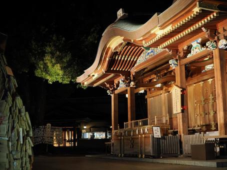 ライトアップ湯島天神 ライトアップ湯島天神の写真