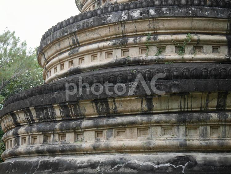 タイの巨大な仏塔 アジア,タイ,世界の写真素材