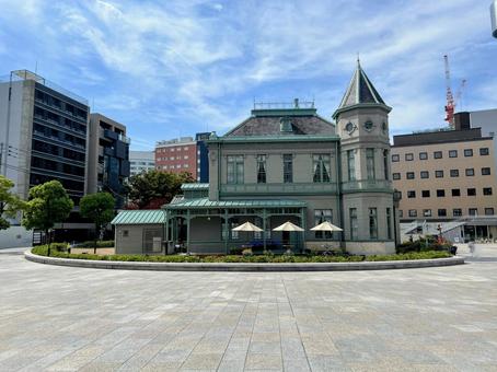 旧福岡県公会堂貴賓館 旧福岡県公会堂貴賓館 景色,自然,晴れの写真素材