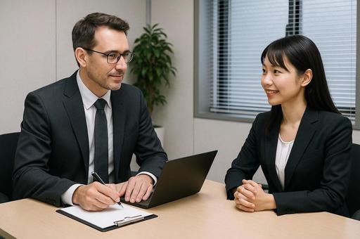 社内面談 社内面談の写真