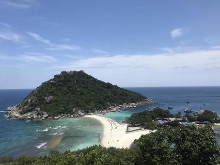 エンジェルロード エンジェルロード,タイ,海の写真素材