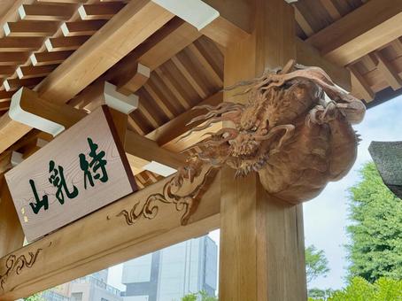 夏の待乳山聖天　山門 待乳山聖天,浅草,神社の写真素材