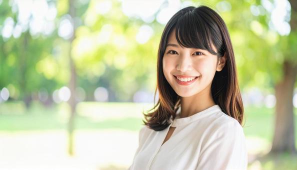 清潔感のある女性 清潔感のある女性の写真