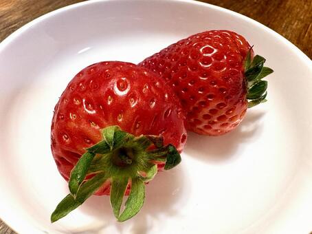 真っ赤なイチゴ 02 苺,いちご,果物の写真素材
