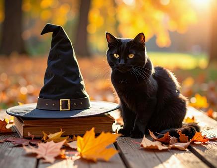 魔女の猫の写真