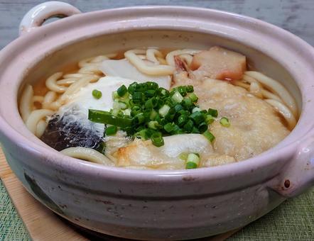 鍋焼きうどん 鍋焼きうどんの写真