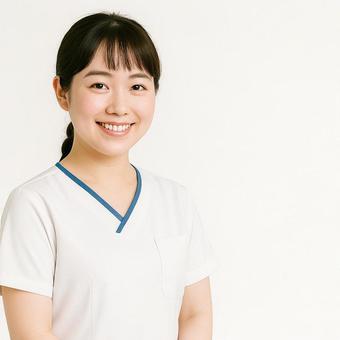 明るい笑顔の看護師 明るい笑顔の看護師の写真