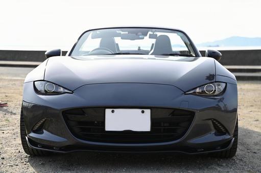 国産ライトウェイトオープンカー 国産ライトウェイトオープンカー スポーツカー,駐車,ロードスターの写真素材