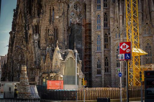 サグラダファミリア外観 サグラダファミリア,外観,バルセロナの写真素材