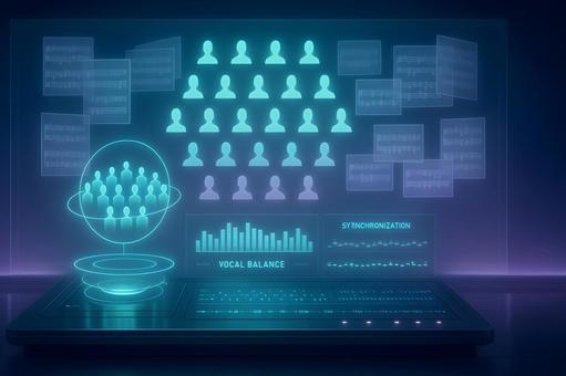 バーチャル合唱管理の写真