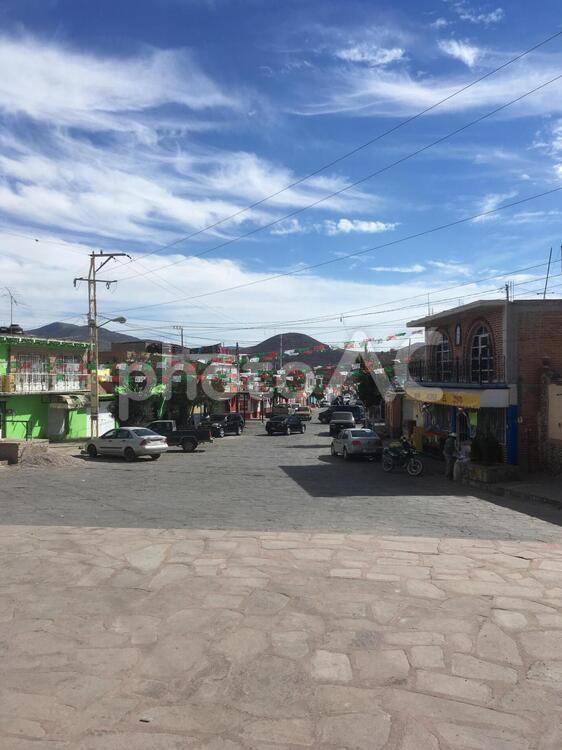 メキシコの田舎町 メキシコ,屋外で,旅の写真素材