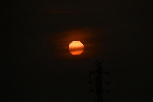 朝陽 朝陽の写真